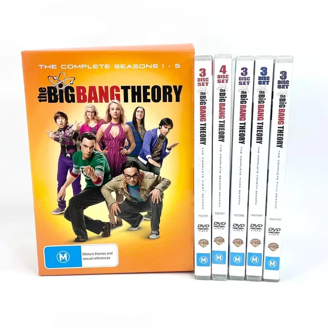 THE BIG BANG Theory Complete Seasons 1-5 DVD Box Set Region EUR