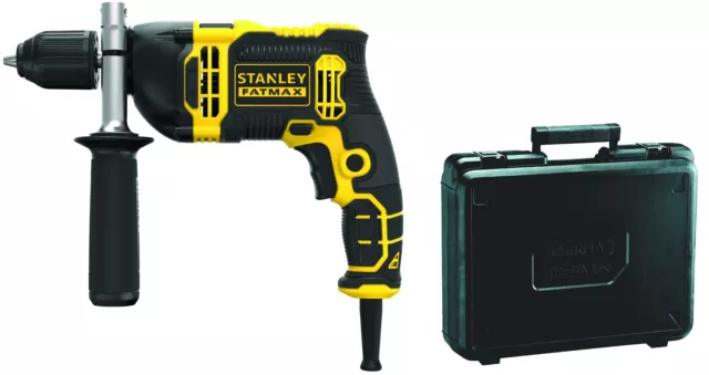 Perceuse À Fil Stanley Fatmax Fmeh 750K Avec Poignée Latérale Et Coffret