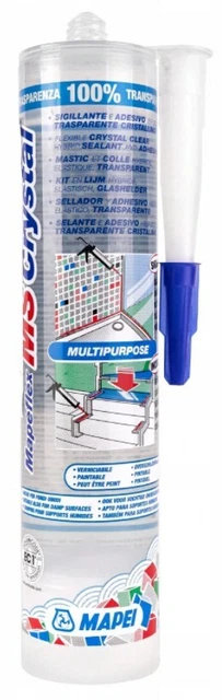 MAPEI Mapeflex Ms Crystal Sellador Hybrid Flexible Hybriddichtund Pegamento