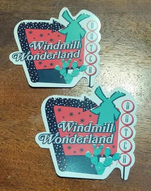 DUTCH BROS STICKER Windmill Wonderland December 2023 Second Drop 2