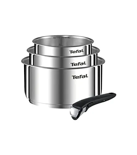 TEFAL L9254S14 Ingenio Emotion 4 pcs Induction Stainless Steel Sauce pan Set