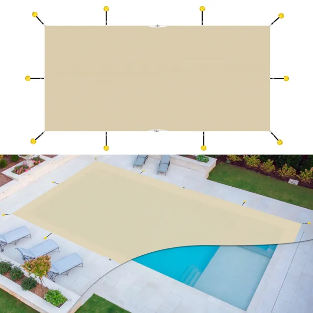 16'X34' FT RECTANGLE Clear Swimming Pool Solar Heater Blanket w