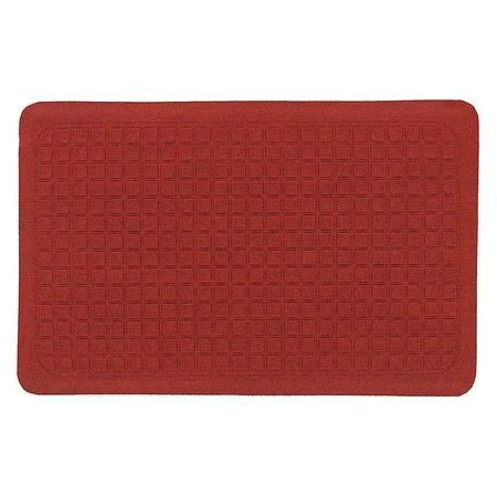 Condor 38Hw65 Antifatigue Mat, Red, 1 Ft. 8" W X 2 Ft. 8" L, 1/2" Thick, Vinyl