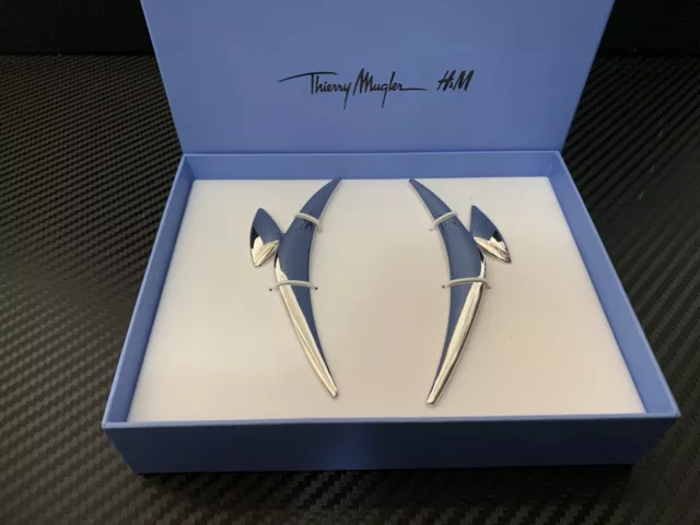 Mugler X HM Boomerang Earrings by thierry mugler limited release