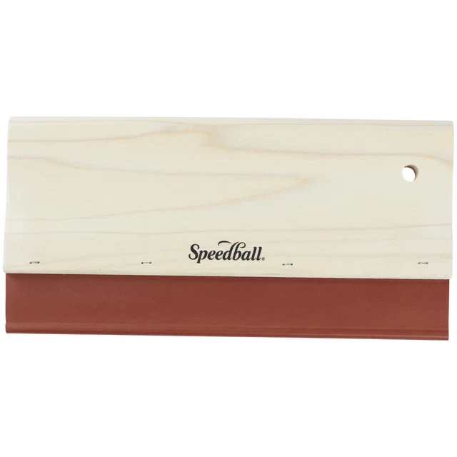 Excrevadora de tela Speedball, hoja de nitrilo 65 durómetro rojo, 14 pulgadas