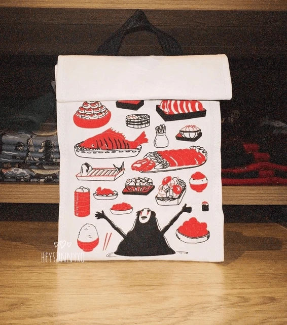 Studio Ghibli Spirited Away No-Face Foods Lunch Bag