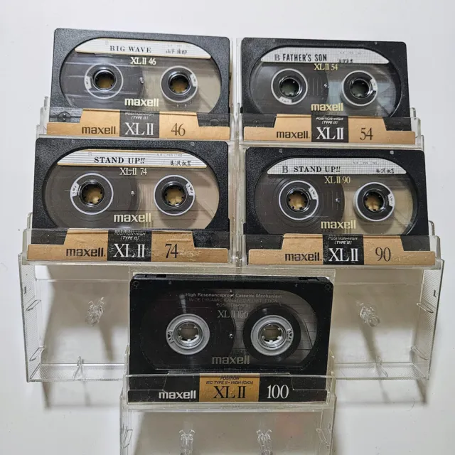 Japan Market Maxell Xl Ii 46 54 74 90 100 Lot De 5 Cassettes D'occasion