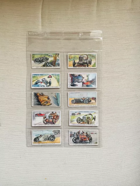 Motor Races 1931 Ogdens Cigarette Cards Set 50