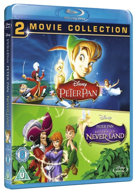Peter Pan 1 & 2: Return to Neverland - 2-Movie Blu-ray Disney Region Free NEW