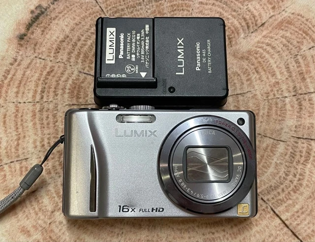 PANASONIC LUMIX DMC-TZ20 Gold Tested Working With Box From Japan