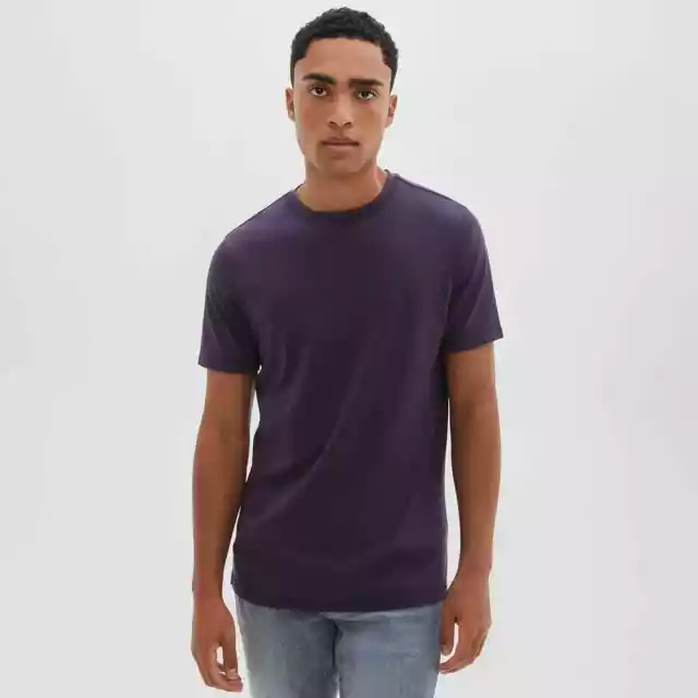 ROBERT BARAKETT Georgia Crewneck T-Shirt Imperial Purple Soft Pima Cotton Sz XXL