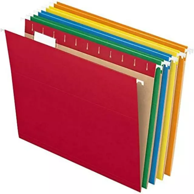Pendaflex Hanging File Folders, Letter Size, Assorted Letter, Colors