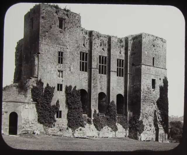 GWW Glas Magic Laterne Rutsche CAESARS TOWER KENILWORTH CASTLE C1890 ALTES FOTO