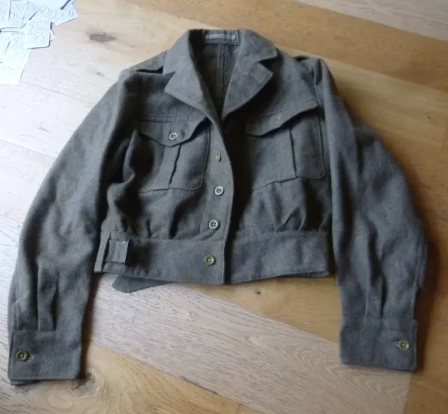 Battledress Blouse Jacket 1949 Pattern Army Khaki Size 7