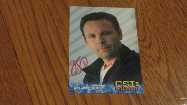 Danny Cannon Autographed Hand Signed Card CSI Miami