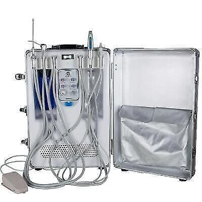 Portable Dental Unit + LED Curing Scaler - Efficient  Mobile - 4Hole
