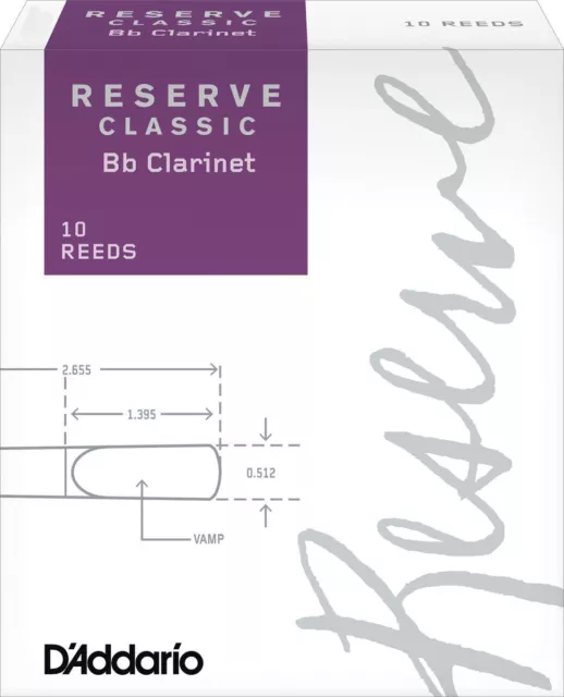 Daddario ance clarinetto sib Reserve Classic 2