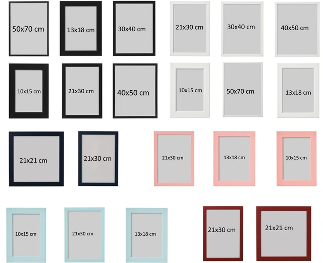 IKEA FISKBO PHOTO Picture Frame Image Hanging Standing Poster Frame