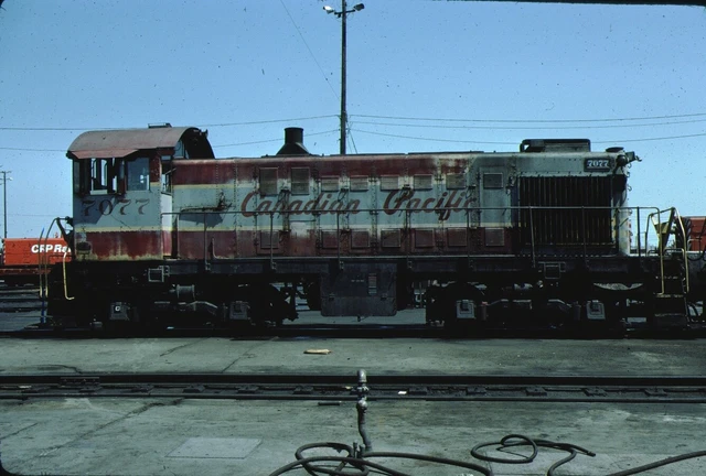 CP Canadian Pacific MLW S2 Kodachrome original Kodak Slide