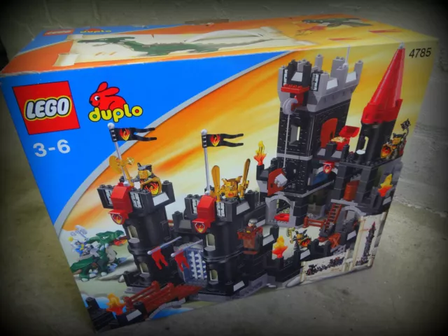 Lego Duplo Schwarze Ritterfestung  4785 - RITTERBURG- MIT OVP- sehr gut erhalten