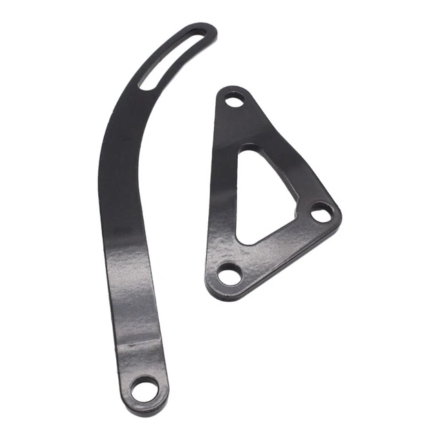 Black Alternator Bracket For Small Block Mopar 318 340 360 - Fits Chrysler & Dodge (#6096BK)