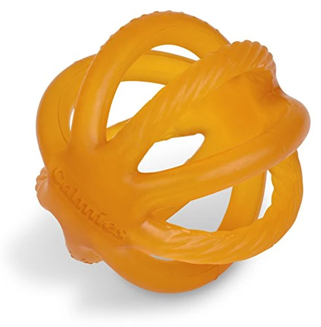 Calmies Teether for Babies without BPA, Natural 100 Percent Rubber Toy for Infan
