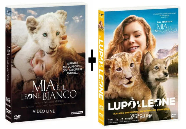 Dvd Mia e il Leone Bianco + Il Lupo E Il Leone - (2 Film DVD) .......NUOVO