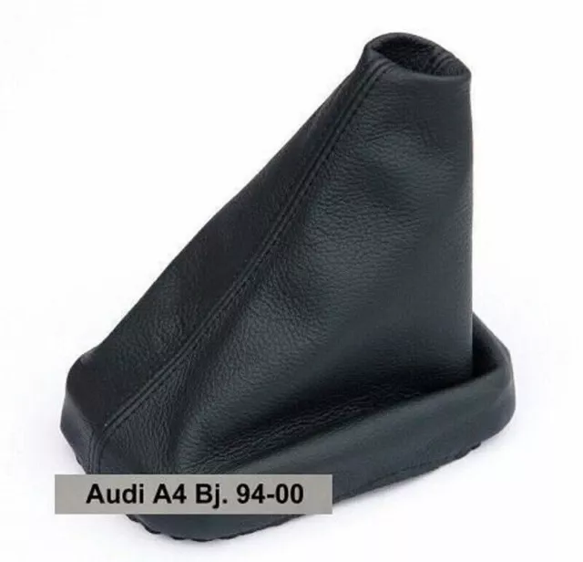 Schaltsack Schaltmanschette Schalthebelmanschette ECHTES LEDER Audi A4 B5