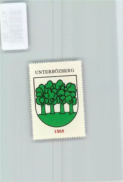 10407281 - Unterboezberg Vignette Wappen Kaffee Hag 1920-1940 Linden Aargau AG