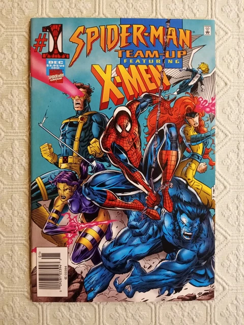 Spider-Man Team Up ft X-Men 1 Newsstand Variant NM 1995 Marvel Comics HTF