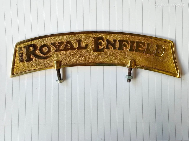 Nouvelle plaque d'immatriculation de garde-boue avant Royal Enfield