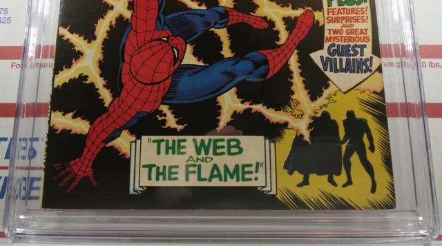 🌟 CGC 8.5 VF+ AMAZING SPIDER-MAN ANNUAL #4 MARVEL 1967 FF Human Torch MYSTERIO 3