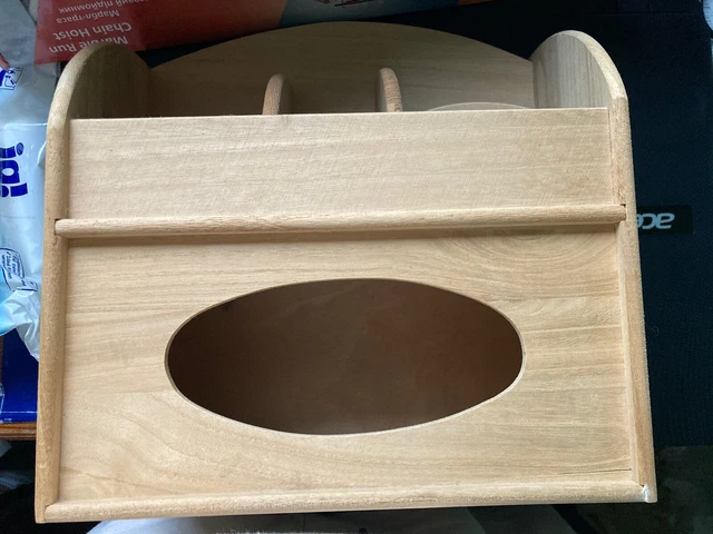 Schminkregal aus Holz mit mehreren Fächern zum selber gestalten
