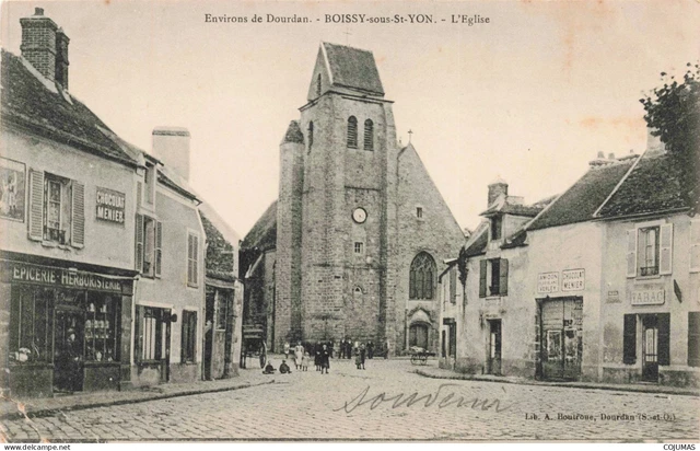 91 BOISSY SOUS ST YON S13244 Eglise Env Dourdan Tabac Herboristerie �tat