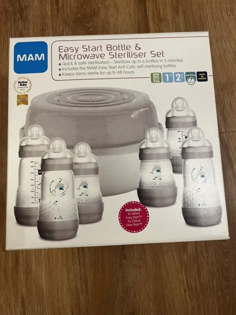 MAM Easy Start Bottle & Microwave Steriliser Set