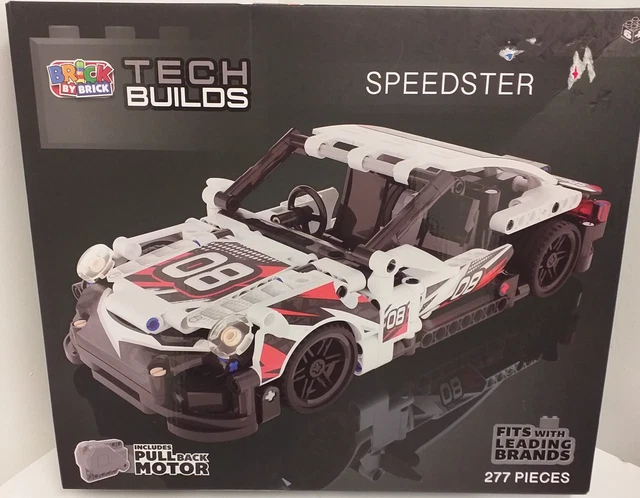 BRICK BY BRICK Tech Builds Speedster - 911 replica - COMPATIBLE WITH ...