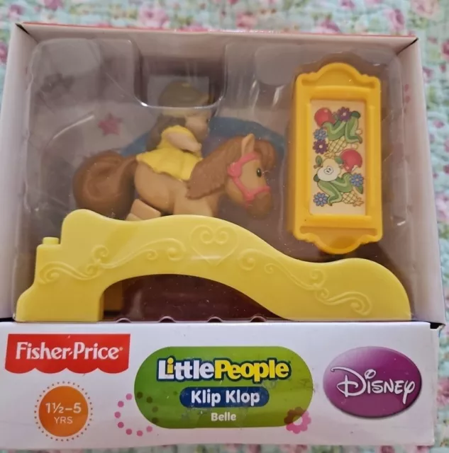 Fisher Price Little People Disney Princess Klip Klop Cinderella Horse Figure