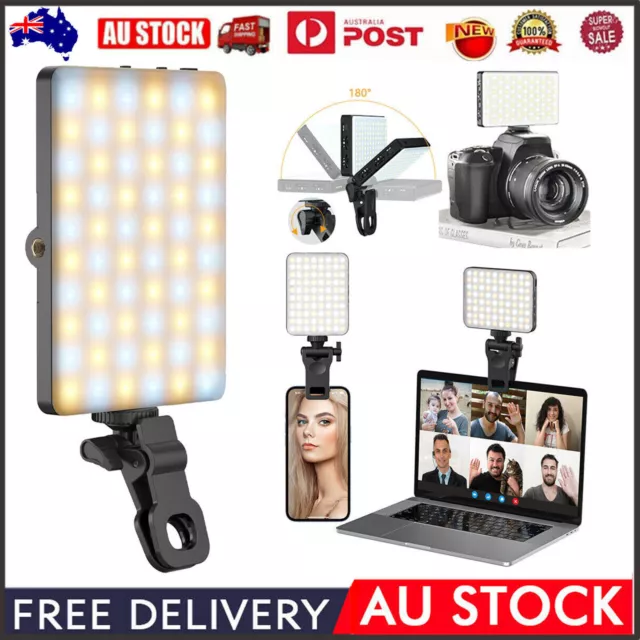 Portable Mobile Phone LED Video Light Selfie Live Fill Light Dimmable 2500-9000K