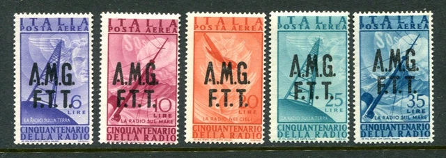 Trieste Amg-Ftt  1947  Posta Aerea Sass.7.11  Mnh+++++