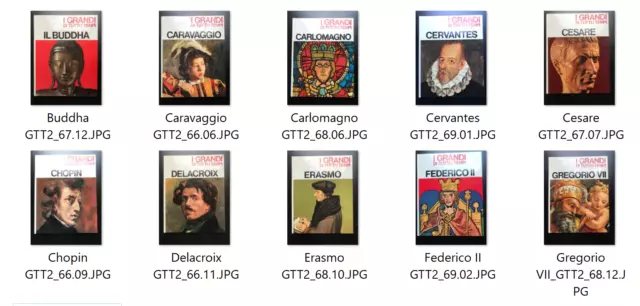 I GRANDI DI TUTTI I TEMPI, lotto B: 10 numeri o singoli Mondadori 1965-1966