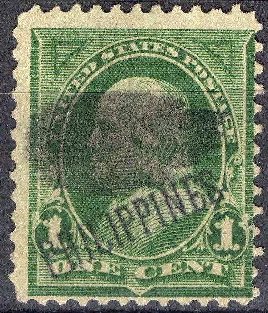 ETATS-UNIS ! Timbres anciens des Philippines Occupation américaine de 1899