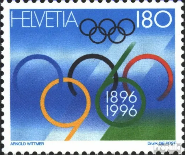 Schweiz 1583 (kompl.Ausg.) gestempelt 1996 100 Jahre Olympiade