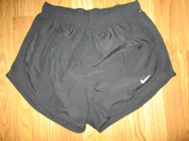 Womens NIKE DRI FIT athletic running w/ built in liner shorts sz M Md med