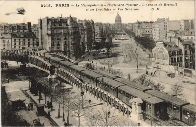 CPA PARIS 7e Le Metropolitain Bd Pasteur (998150)