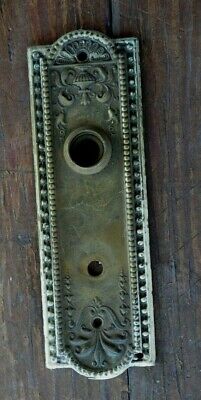 Antique Victorian Door Hardware Back Plate