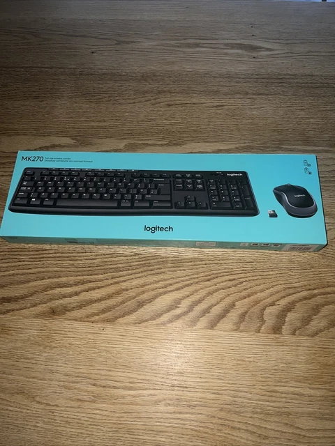 Logitech MK270 Wireless Mouse and Keyboard Combo Brand New Sealed In Box Rrp£35
