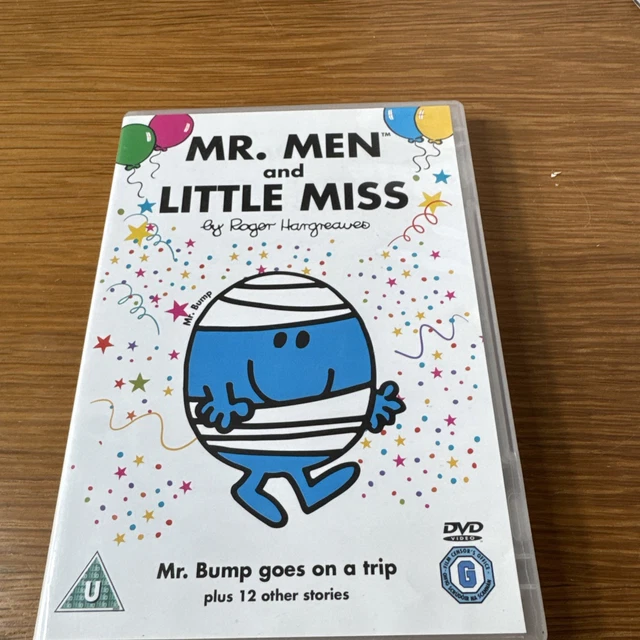 MR MEN AND Little Miss Mr Bump Goes On A Trip Dvd 13 Episodes Kids £3. ...