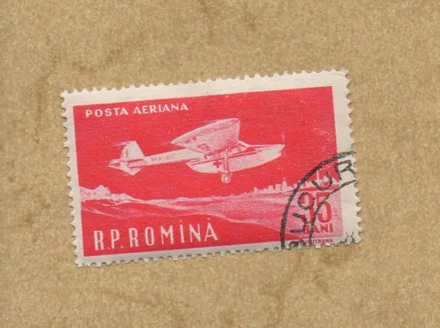 Briefmarke: Rumänien 1960, Flugpost,Tag d.Flugwesens, Mi.1863, gest.Zust.s.Foto 