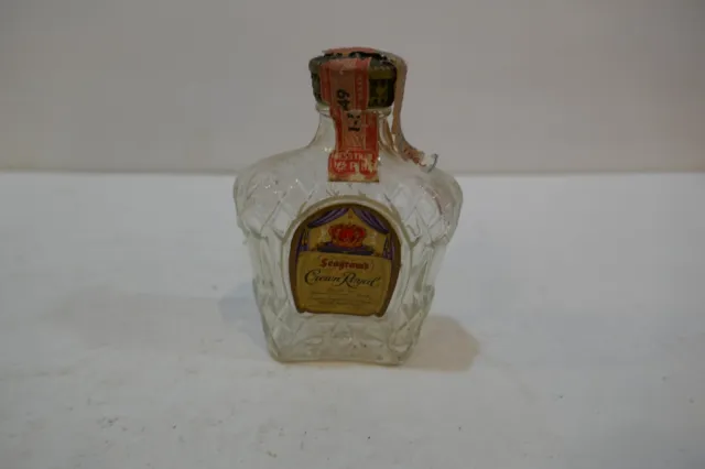 Antique Tiny SMALL SIZE Crown Royal Liquor  Bottle
