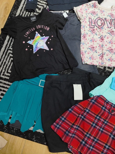 #C85 Enorme pacchetto di vestiti per ragazze 7-8 anni GEORGE NEXT PRIMARK M&S 4